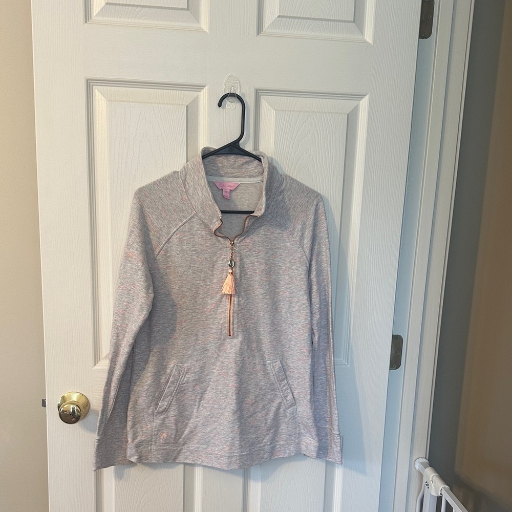 Lilly Pulitzer quarter zip pull over